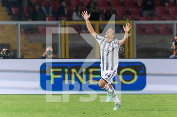 2022-10-29 - nicolò Fagioli (Juventus) celebrates after scoring a goal - US LECCE VS JUVENTUS FC - ITALIAN SERIE A - SOCCER