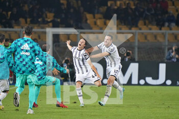 2022-10-29 - Nicolò Fagioli (Juventus) celebrates after scoring a goal - US LECCE VS JUVENTUS FC - ITALIAN SERIE A - SOCCER