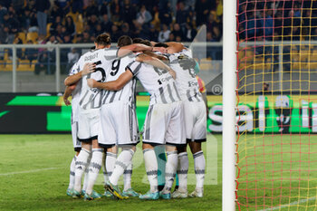2022-10-29 - Juventus celebrates for the victory - US LECCE VS JUVENTUS FC - ITALIAN SERIE A - SOCCER