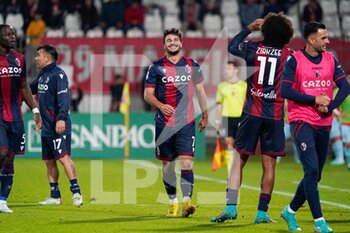 2022-10-31 - Riccardo Orsolini (Bologna FC) celebrates his goal - AC MONZA VS BOLOGNA FC - ITALIAN SERIE A - SOCCER