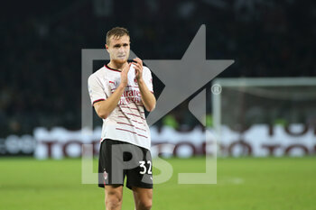 2022-10-30 - Tommaso Pobega (AC Milan) disappointed at the end of the match - TORINO FC VS AC MILAN - ITALIAN SERIE A - SOCCER