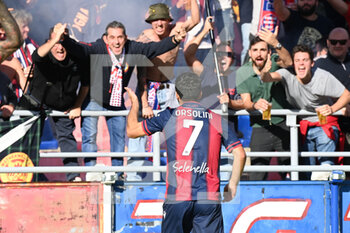 2022-11-06 - Riccardo Orsolini (Bologna FC) celebrating his goal - BOLOGNA FC VS TORINO FC - ITALIAN SERIE A - SOCCER