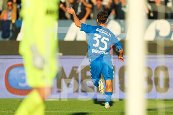 2022-11-05 - Tommaso Baldanzi (Empoli FC) celebrates - EMPOLI FC VS US SASSUOLO - ITALIAN SERIE A - SOCCER