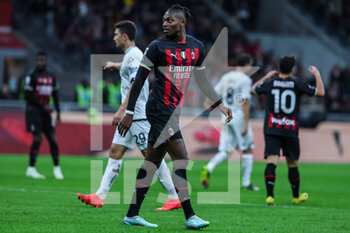 2022-11-05 - Rafael Leao of AC Milan looks on during Serie A 2022/23 football match between AC Milan and Spezia Calcio at Giuseppe Meazza Stadium, Milan, Italy on November 05, 2022 - AC MILAN VS SPEZIA CALCIO - ITALIAN SERIE A - SOCCER