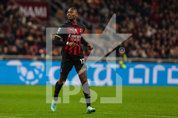 2022-11-05 - Rafael Leao of AC Milan in action during Serie A 2022/23 football match between AC Milan and Spezia Calcio at Giuseppe Meazza Stadium, Milan, Italy on November 05, 2022 - AC MILAN VS SPEZIA CALCIO - ITALIAN SERIE A - SOCCER