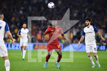 2022-11-06 - Mohamed Camara of AS Roma during the Serie A match between AS Roma and SS Lazio at Stadio Olimpico on November 6, 2022 in Rome, Italy. - AS ROMA VS SS LAZIO - ITALIAN SERIE A - SOCCER
