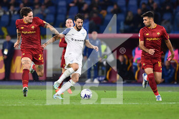 2022-11-06 - Luis Alberto of SS Lazio during the Serie A match between AS Roma and SS Lazio at Stadio Olimpico on November 6, 2022 in Rome, Italy. - AS ROMA VS SS LAZIO - ITALIAN SERIE A - SOCCER
