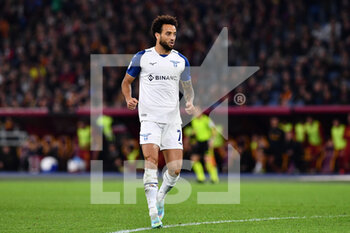 2022-11-06 - Felipe Anderson of SS Lazio during the Serie A match between AS Roma and SS Lazio at Stadio Olimpico on November 6, 2022 in Rome, Italy. - AS ROMA VS SS LAZIO - ITALIAN SERIE A - SOCCER