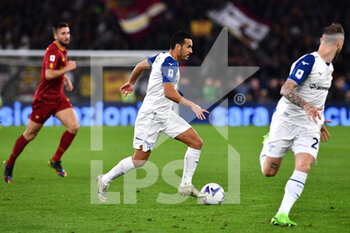 2022-11-06 - Pedro of SS Lazio during the Serie A match between AS Roma and SS Lazio at Stadio Olimpico on November 6, 2022 in Rome, Italy. - AS ROMA VS SS LAZIO - ITALIAN SERIE A - SOCCER