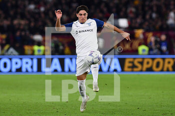 2022-11-06 - Matteo Cancellieri of SS Lazio during the Serie A match between AS Roma and SS Lazio at Stadio Olimpico on November 6, 2022 in Rome, Italy. - AS ROMA VS SS LAZIO - ITALIAN SERIE A - SOCCER