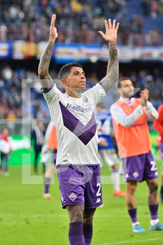 2022-11-06 - Domilson Cordeiro Dos Santos Dodo (Fiorentina) celebrates after scoring a match - UC SAMPDORIA VS ACF FIORENTINA - ITALIAN SERIE A - SOCCER