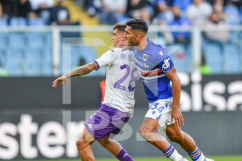 2022-11-06 - Lucas Martinez Quarta (Fiorentina) - Daniele Montevago (Sampdoria) - UC SAMPDORIA VS ACF FIORENTINA - ITALIAN SERIE A - SOCCER