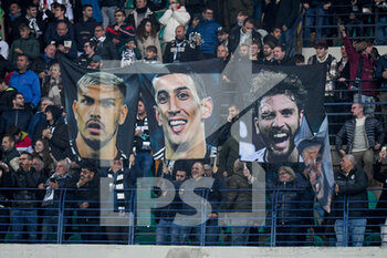 2022-11-10 - Juventus supporters with banners  of players - HELLAS VERONA FC VS JUVENTUS FC - ITALIAN SERIE A - SOCCER