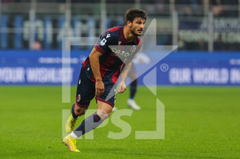 2022-11-09 - Riccardo Orsolini of Bologna FC in action during Serie A 2022/23 football match between FC Internazionale and Bologna FC at Giuseppe Meazza Stadium, Milan, Italy on November 09, 2022 - INTER - FC INTERNAZIONALE VS BOLOGNA FC - ITALIAN SERIE A - SOCCER