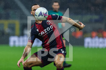 2022-11-09 - Marko Arnautovic of Bologna FC in action during Serie A 2022/23 football match between FC Internazionale and Bologna FC at Giuseppe Meazza Stadium, Milan, Italy on November 09, 2022 - INTER - FC INTERNAZIONALE VS BOLOGNA FC - ITALIAN SERIE A - SOCCER