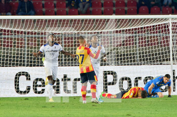 2022-11-09 - Duván Zapata (Atalanta) celebrates after scoring a goal - US LECCE VS ATALANTA BC - ITALIAN SERIE A - SOCCER