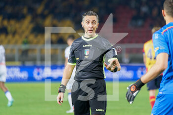 2022-11-09 - the referee Gianluca Aureliano of Bologna - US LECCE VS ATALANTA BC - ITALIAN SERIE A - SOCCER