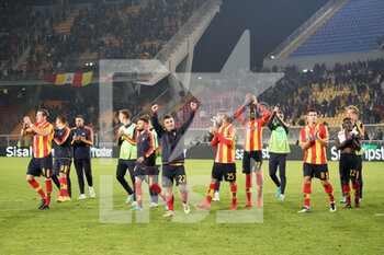 2022-11-09 - US Lecce greets its fans - US LECCE VS ATALANTA BC - ITALIAN SERIE A - SOCCER