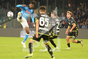 2022-11-08 - Andre' Anguissa of SSC Napoli  in action during the Serie A match between SSC Napoli v Empoli Football Club at  Diego Armando Maradona Stadium - SSC NAPOLI VS EMPOLI FC - ITALIAN SERIE A - SOCCER