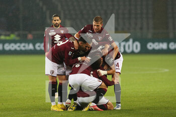 2022-11-09 - The players of Torino FC celebrates the goal of Nikola Vlasic (Torino FC) - TORINO FC VS UC SAMPDORIA - ITALIAN SERIE A - SOCCER
