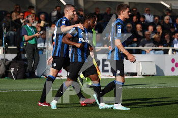 2022-11-13 - Ademola Lookman of Atalanta BC celebrates after scoring his side's first goal of the match  - ATALANTA BC VS INTER - FC INTERNAZIONALE - ITALIAN SERIE A - SOCCER