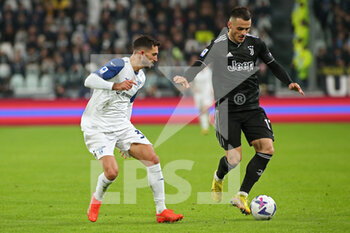 2022-11-13 - Filip Kostic (Juventus FC) in action against Danilo Cataldi (SS Lazio) - JUVENTUS FC VS SS LAZIO - ITALIAN SERIE A - SOCCER