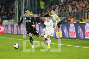 2022-11-13 - Luka Romero (SS Lazio) vs Filip Kostic (Juventus FC) - JUVENTUS FC VS SS LAZIO - ITALIAN SERIE A - SOCCER