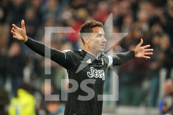 2022-11-13 - Danilo Luiz da Silva (Juventus FC) celebrates the goal of Moise Kean (Juventus FC) - JUVENTUS FC VS SS LAZIO - ITALIAN SERIE A - SOCCER