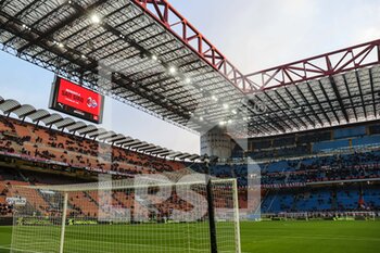 2022-11-13 - A general view inside the stadium during Serie A 2022/23 football match between AC Milan and ACF Fiorentina at Giuseppe Meazza Stadium, Milan, Italy on November 13, 2022 - AC MILAN VS ACF FIORENTINA - ITALIAN SERIE A - SOCCER
