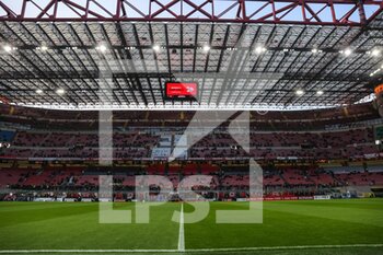 2022-11-13 - A general view inside the stadium during Serie A 2022/23 football match between AC Milan and ACF Fiorentina at Giuseppe Meazza Stadium, Milan, Italy on November 13, 2022 - AC MILAN VS ACF FIORENTINA - ITALIAN SERIE A - SOCCER
