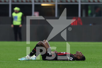 2022-11-13 - Rafael Leao of AC Milan reacts during Serie A 2022/23 football match between AC Milan and ACF Fiorentina at Giuseppe Meazza Stadium, Milan, Italy on November 13, 2022 - AC MILAN VS ACF FIORENTINA - ITALIAN SERIE A - SOCCER