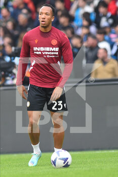 2022-11-12 - Enzo Ebosse of Udinese Calcio in action during the Serie A match between SSC Napoli  v Udinese Calcio at Diego Armando Maradona Stadium  - SSC NAPOLI VS UDINESE CALCIO - ITALIAN SERIE A - SOCCER