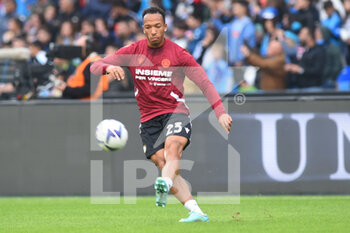 2022-11-12 - Enzo Ebosse of Udinese Calcio in action during the Serie A match between SSC Napoli  v Udinese Calcio at Diego Armando Maradona Stadium  - SSC NAPOLI VS UDINESE CALCIO - ITALIAN SERIE A - SOCCER