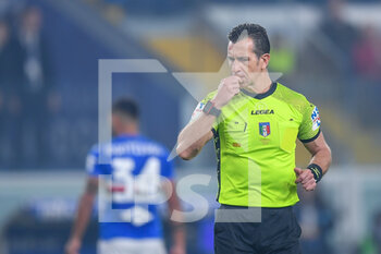 2022-11-12 - The Referee of the match Daniele Doveri to Rome - UC SAMPDORIA VS US LECCE - ITALIAN SERIE A - SOCCER