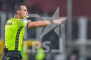2022-11-12 - The Referee of the match Daniele Doveri to Rome - UC SAMPDORIA VS US LECCE - ITALIAN SERIE A - SOCCER