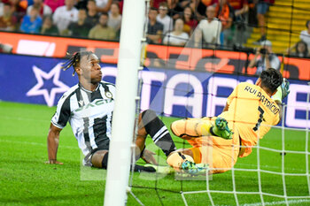 2022-09-04 - Udinese's Destiny Iyenoma Udogie scores a goal - UDINESE CALCIO VS AS ROMA - ITALIAN SERIE A - SOCCER
