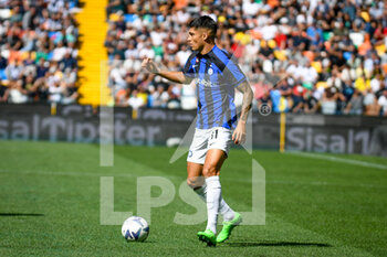 2022-09-18 - Inter's Joaquin Correa portrait in action - UDINESE CALCIO VS INTER - FC INTERNAZIONALE - ITALIAN SERIE A - SOCCER