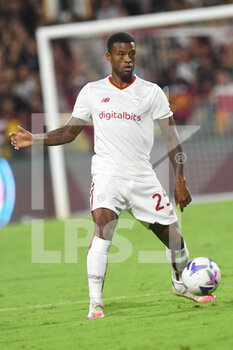 2022-08-14 - Georginio Wijnaldum( AS. Roma) in action during the Serie A 2022/23 match between US Salernitana1919 and AS Roma  Arechi  Stadium - US SALERNITANA VS AS ROMA - ITALIAN SERIE A - SOCCER