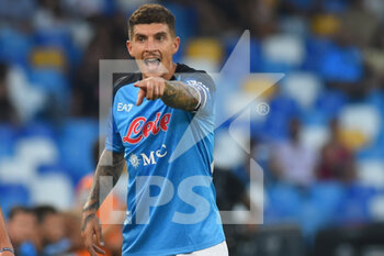 2022-08-21 - Giovanni Di Lorenzo (SSC Napoli) gesticulates during the game  during the Serie A 2022/23 match between SSC Napoli And AC Monza Diego Armando Maradona Stadium - SSC NAPOLI VS AC MONZA - ITALIAN SERIE A - SOCCER