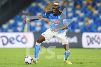 2022-08-21 - Victor Osimhen (SSC Napoli) in action during the Serie A 2022/23 match between SSC Napoli And AC Monza Diego Armando Maradona Stadium - SSC NAPOLI VS AC MONZA - ITALIAN SERIE A - SOCCER