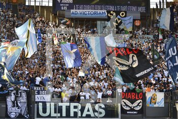 2022-08-14 - S.S. Lazio Fans during the 1st day of the Serie A Championship between S.S. Lazio vs Bologna F.C. on 14th August 2022 at the Stadio Olimpico in Rome, Italy. - SS LAZIO VS BOLOGNA FC - ITALIAN SERIE A - SOCCER