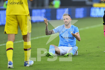 14/08/2022 - Manuel Lazzari of S.S. LAZIO  during the 1st day of the Serie A Championship between S.S. Lazio vs Bologna F.C. on 14th August 2022 at the Stadio Olimpico in Rome, Italy. - SS LAZIO VS BOLOGNA FC - SERIE A - CALCIO