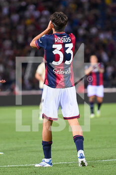 2022-08-21 - Bologna's Denso Kasius gestures - BOLOGNA FC VS HELLAS VERONA - ITALIAN SERIE A - SOCCER