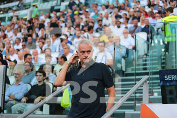 2022-08-27 - Jose Mourinho of As Rome during the Italian Serie A, football match between Juventus fc and As Roma, on August 27, 2022 at Allianz Stadium in Turin, Italy. Photo Nderim Kaceli - JUVENTUS FC VS AS ROMA - ITALIAN SERIE A - SOCCER