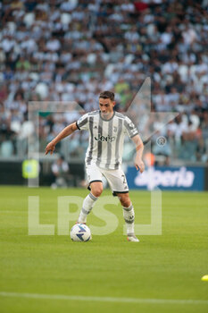 2022-08-27 - Mattia De Sciglio of Juventus Fc during the Italian Serie A, football match between Juventus fc and As Roma, on August 27, 2022 at Allianz Stadium in Turin, Italy. Photo Nderim Kaceli - JUVENTUS FC VS AS ROMA - ITALIAN SERIE A - SOCCER