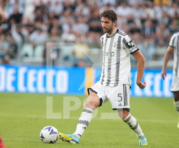 2022-08-27 - Manuel Locatelli of Juventus Fc during the Italian Serie A, football match between Juventus Fc and As Roma on August 27, 2022 at Allianz Stadium, Turin, Italy. Photo Nderim Kaceli - JUVENTUS FC VS AS ROMA - ITALIAN SERIE A - SOCCER