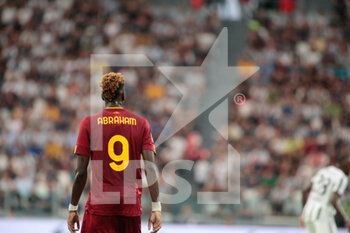 2022-08-27 - Tammy Abraham of As Roma during the Italian Serie A, football match between Juventus fc and As Roma, on August 27, 2022 at Allianz Stadium in Turin, Italy. Photo Nderim Kaceli - JUVENTUS FC VS AS ROMA - ITALIAN SERIE A - SOCCER