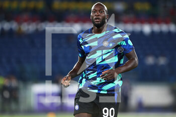 2022-08-26 - Romelu Lukaku of Internazionale warming up before the Italian championship Serie A football match between SS Lazio and FC Internazionale on August 26, 2022 at Stadio Olimpico in Rome, Italy - FOOTBALL - ITALIAN CHAMP - LAZIO V INTERNAZIONALE - ITALIAN SERIE A - SOCCER