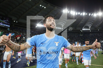 2022-08-26 - Luis Alberto of Lazio celebrates at the end of the Italian championship Serie A football match between SS Lazio and FC Internazionale on August 26, 2022 at Stadio Olimpico in Rome, Italy - FOOTBALL - ITALIAN CHAMP - LAZIO V INTERNAZIONALE - ITALIAN SERIE A - SOCCER