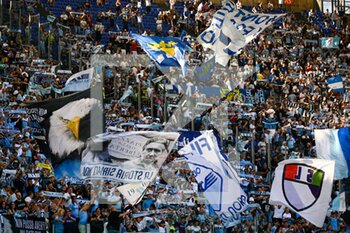 2022-09-11 - SS Lazio fans during the Italian Football Championship League A 2022/2023 match between SS Lazio vs Hellas Verona at the Olimpic Stadium in Rome on 11 September 2022. - SS LAZIO VS HELLAS VERONA - ITALIAN SERIE A - SOCCER